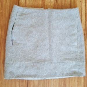 J. Crew wool mini skirt